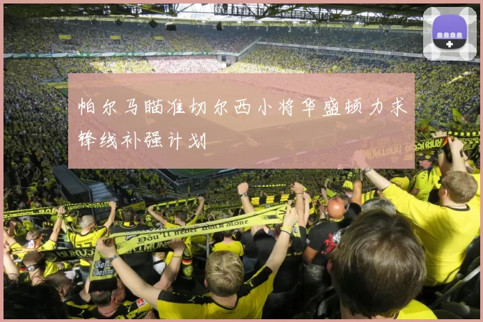 帕尔马瞄准切尔西小将华盛顿力求锋线补强计划