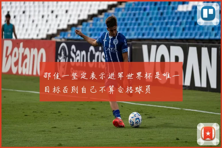 邵佳一坚定表示进军世界杯是唯一目标否则自己不算合格球员